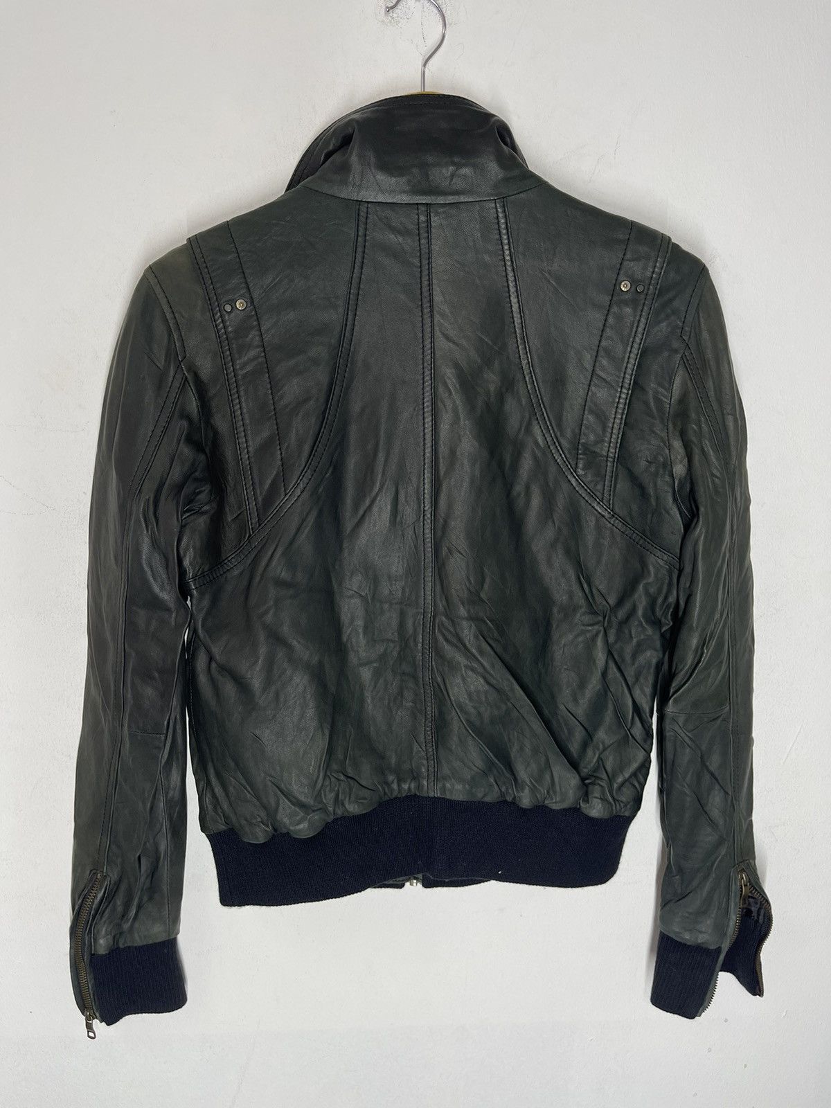 Diesel 🔥DIESEL LAMBSKIN LEATHER JACKET BONDAGE Size US M / EU 48-50 / 2 - 3 Thumbnail