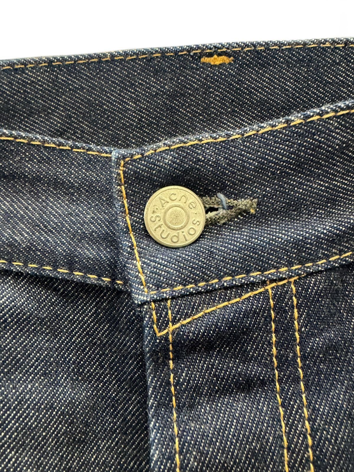 Acne Studios Acne Studios Blue Denim Wide Legged Jeans Size US 36 / EU 52 - 2 Thumbnail
