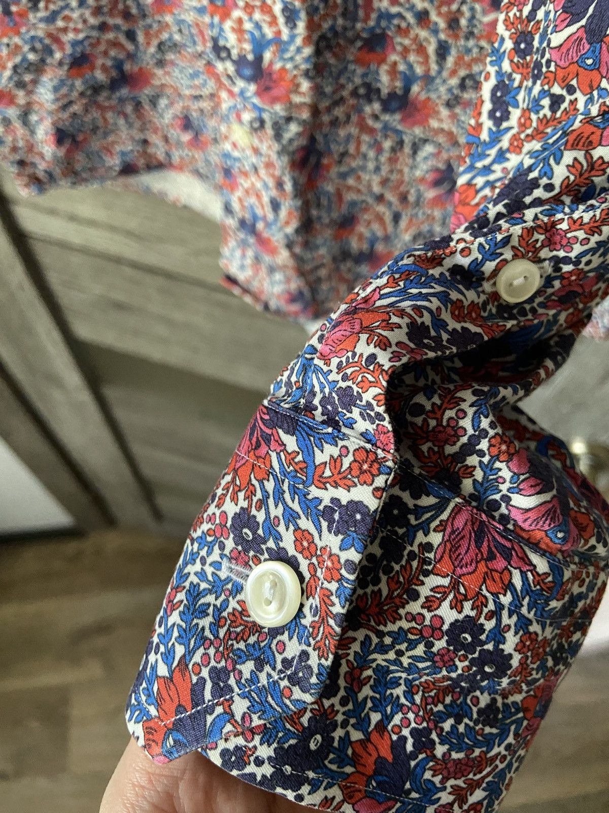 Eton Eton shirt slim classic multicolour flowers Size US S / EU 44-46 / 1 - 5 Thumbnail