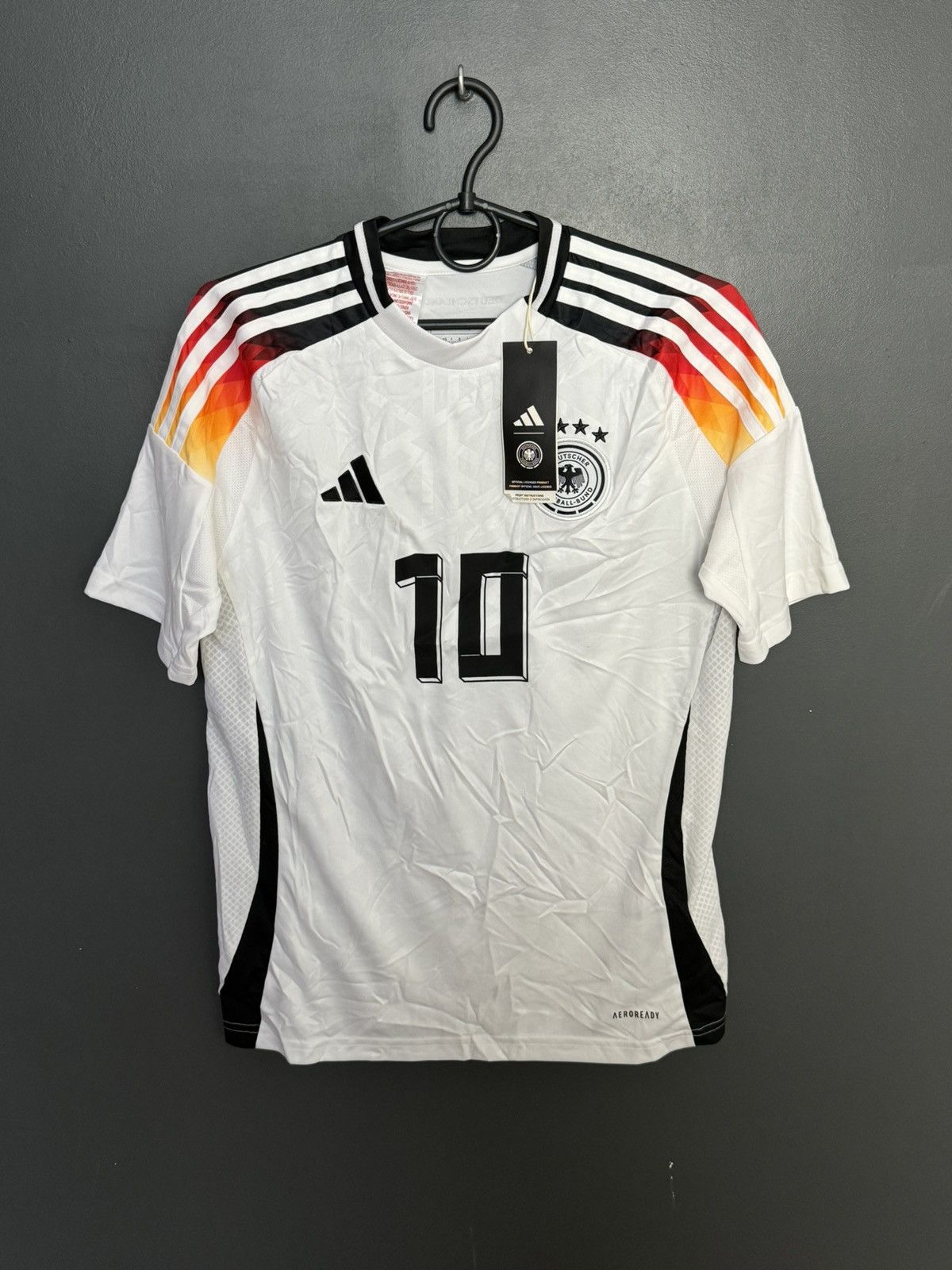 Adidas KIDS New Germany 2024 Home Musiala Football Jersey T-Shirt Size US XS / EU 42 / 0 - 2 Thumbnail