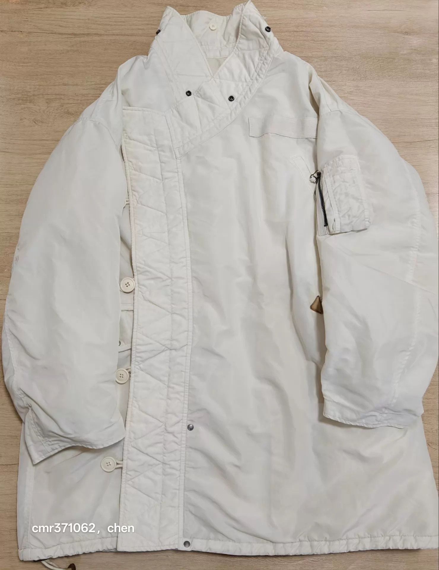 Visvim White Long Insulated Coat - Size M Size US M / EU 48-50 / 2 - 1 Thumbnail