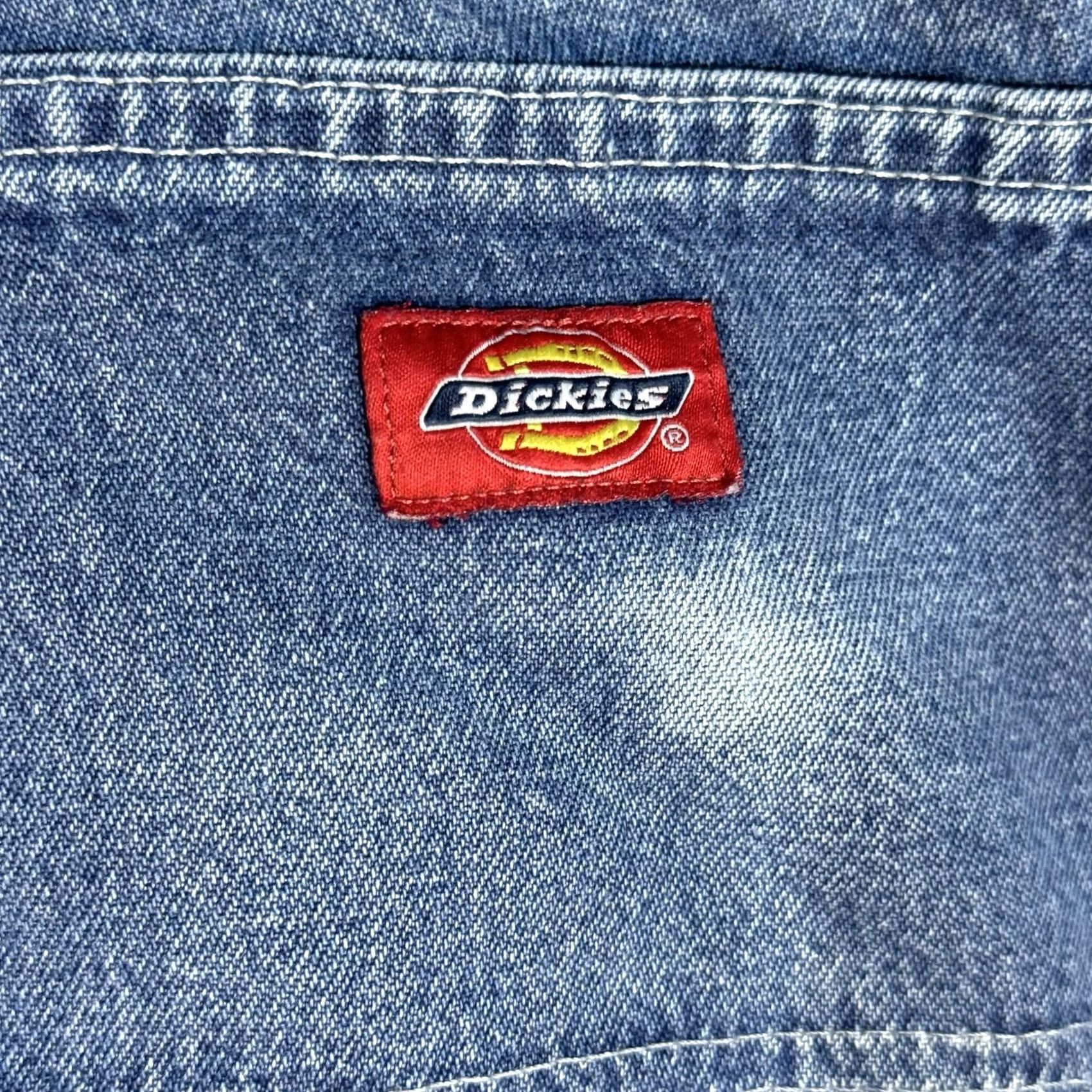 Dickies VINTAGE Dickies Jeans Mens 36x30 Blue Denim Carpenter Workwear Utility Pants 90s Mens Jeans Size US 36 / EU 52 - 3 Thumbnail