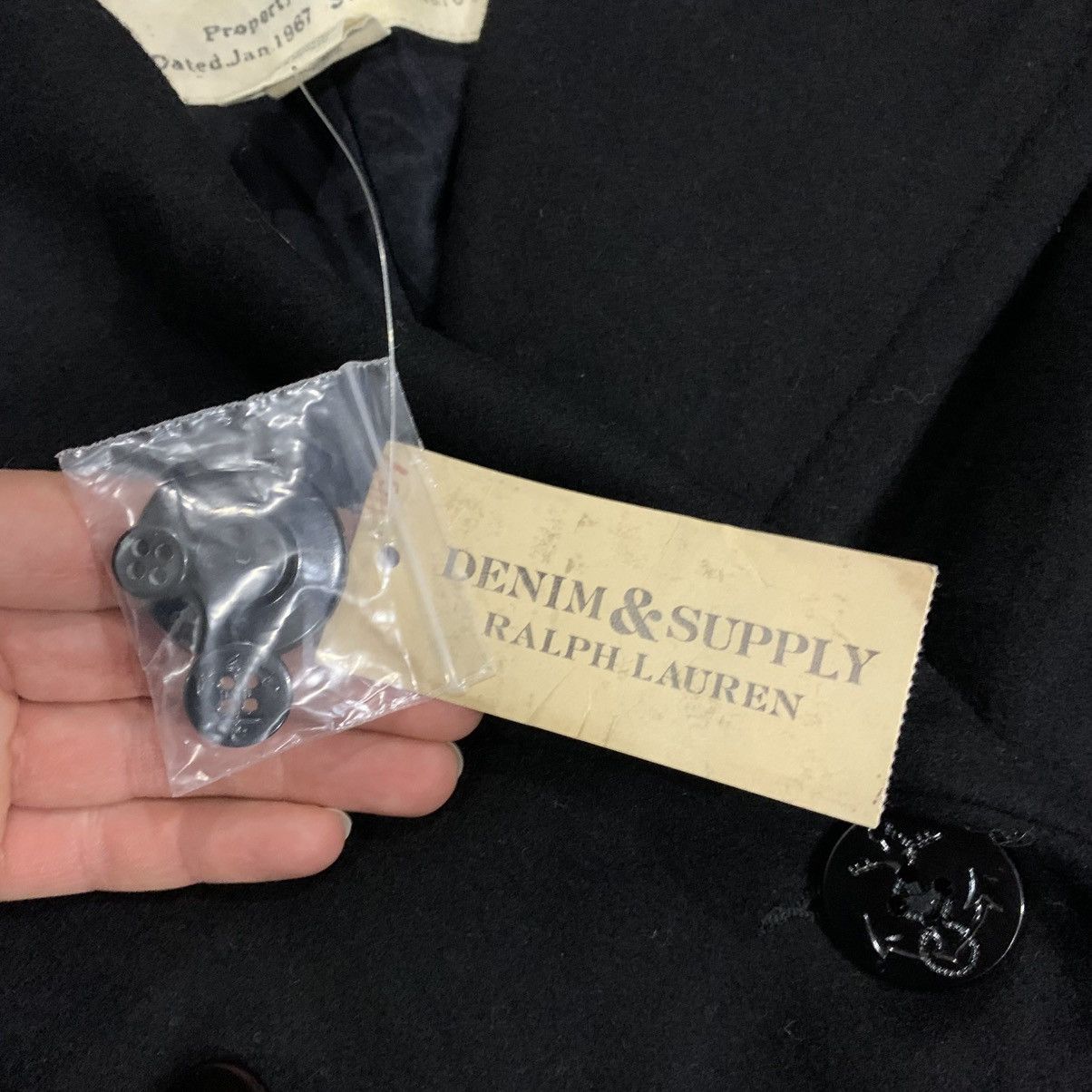 Polo Ralph Lauren Denim & Supply Ralph Lauren Jacket M Coat Wool Nylon Black Size US M / EU 48-50 / 2 - 13 Thumbnail