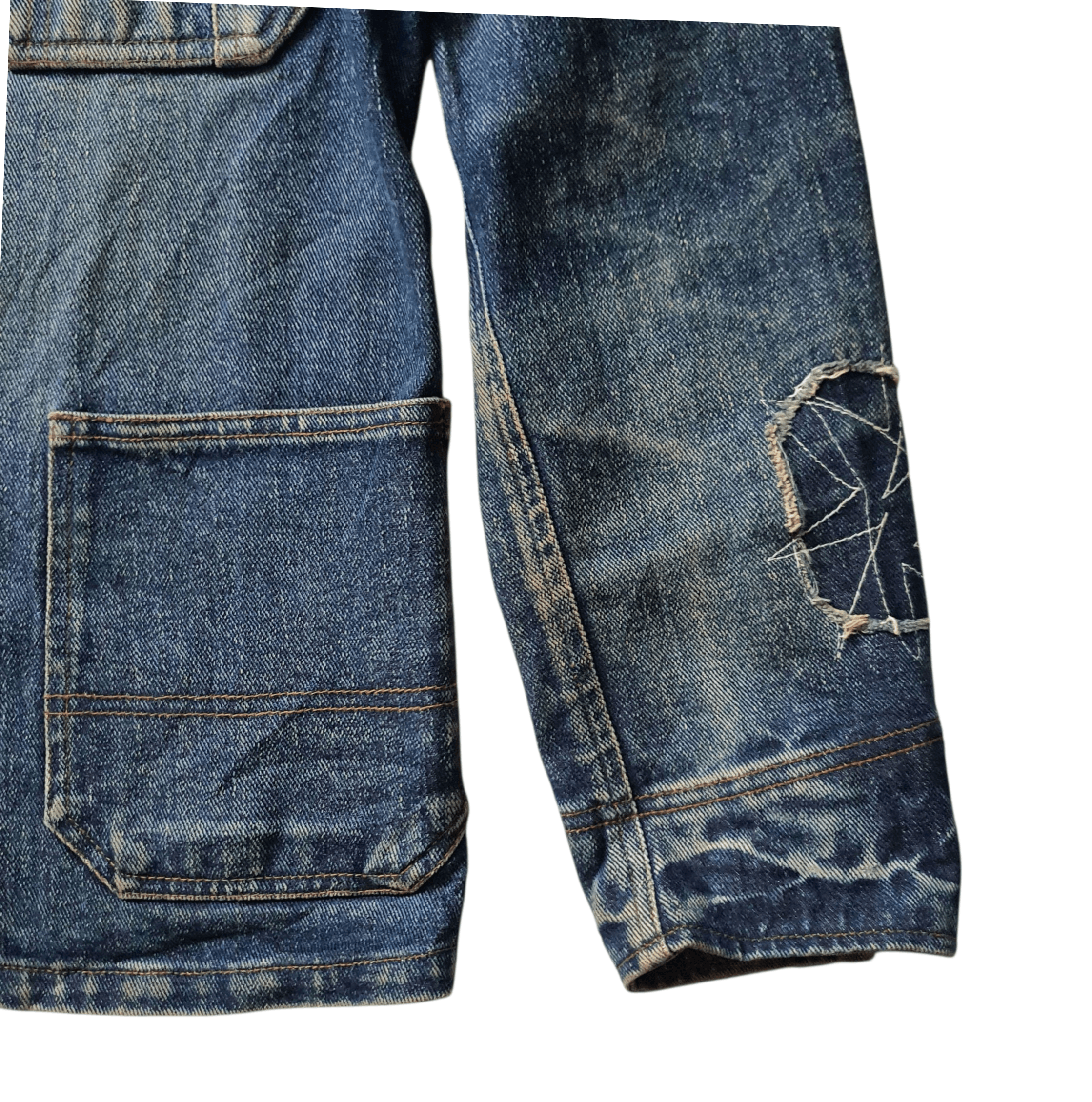 Other Vintage Denim Work Patches Boro Sashiko Jacket size Size US XS / EU 42 / 0 - 10 Thumbnail