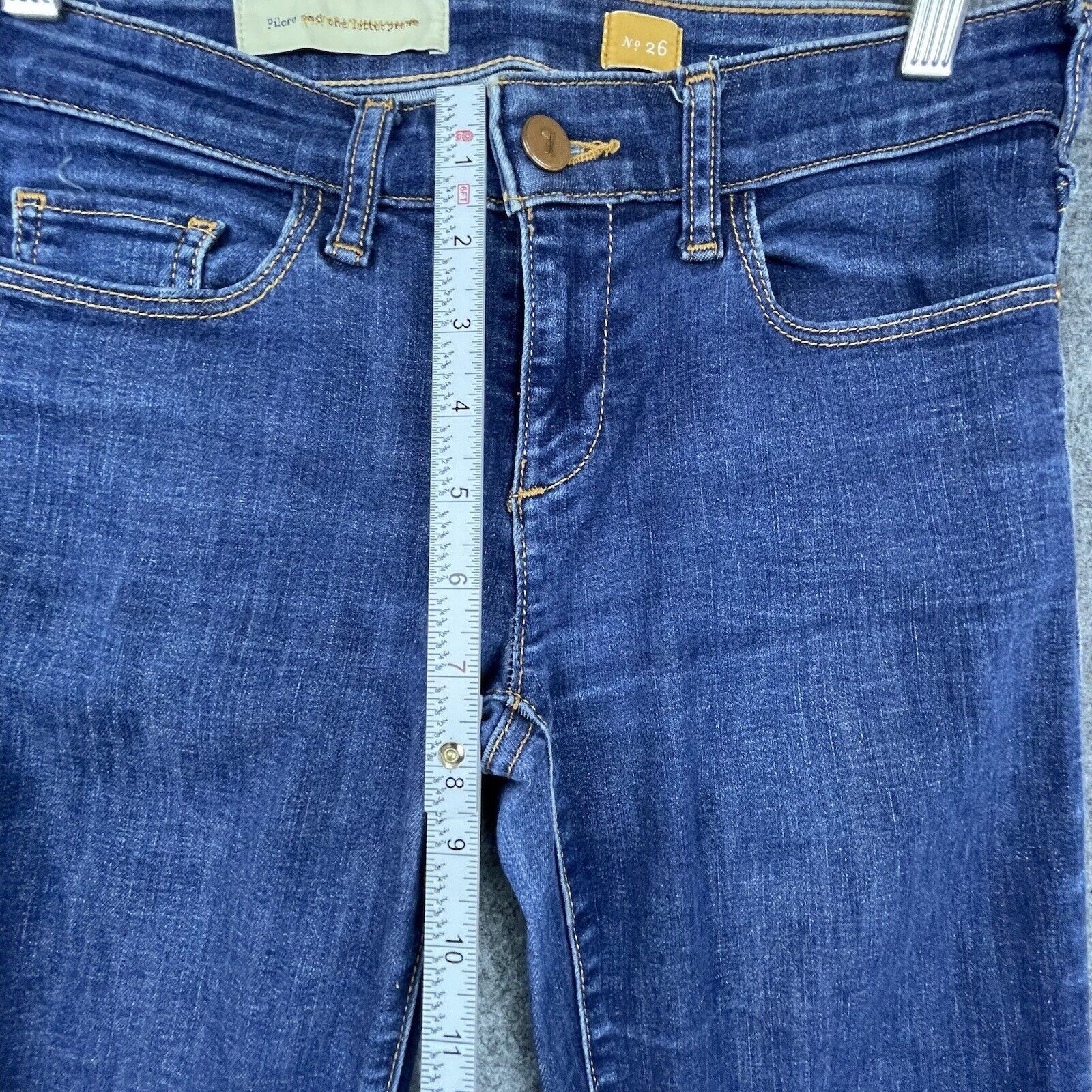 Anthropologie Pilcro and the Letterpress Jeans Womens 26 Serif Skinny Slim Size 26" / US 2 / IT 38 - 6 Thumbnail