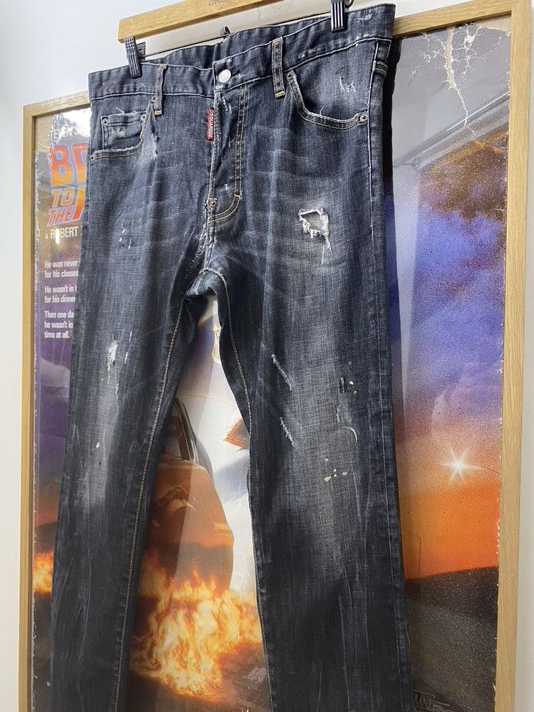 Dsquared2 SS15 Dsquared² Distressed Paint Splattered CG Denim Jeans Size US 32 / EU 48 - 5 Thumbnail