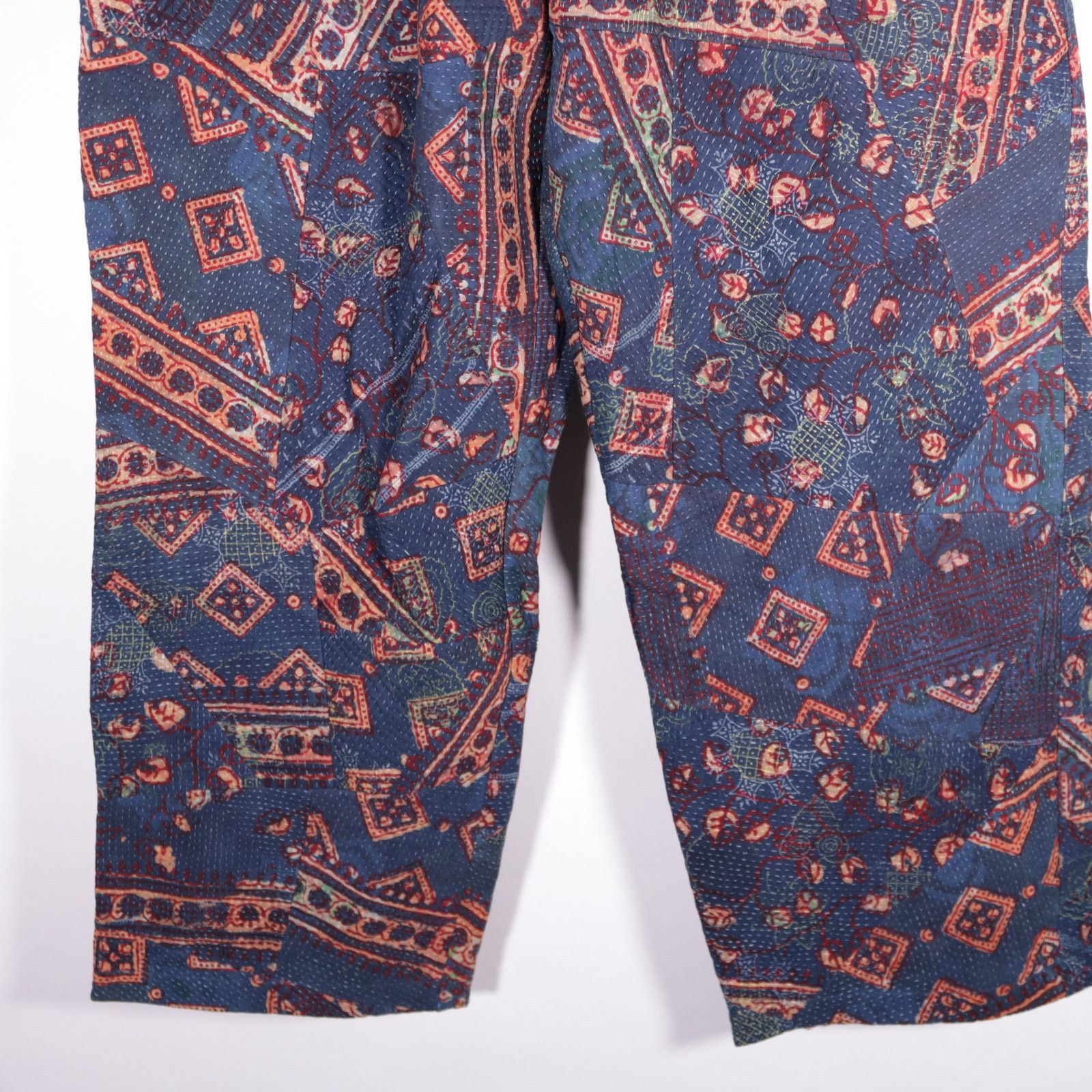 Kartik Research Karu Research Kantha Quilt Block Print Pants Kartik Size US 36 / EU 52 - 3 Thumbnail