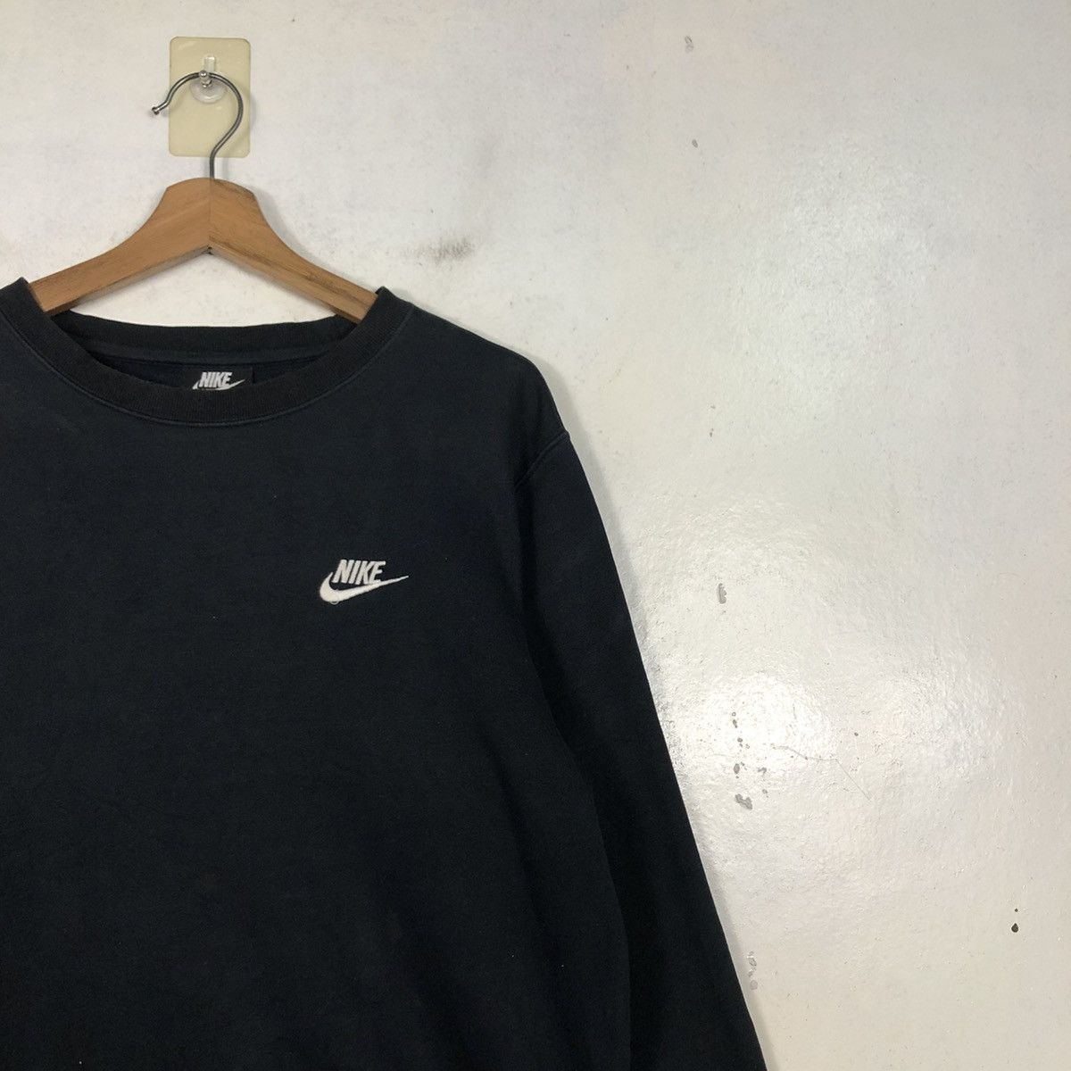 Nike 📌Nike Long Sleeve Sweatshirt Rich Black Size US L / EU 52-54 / 3 - 8 Thumbnail