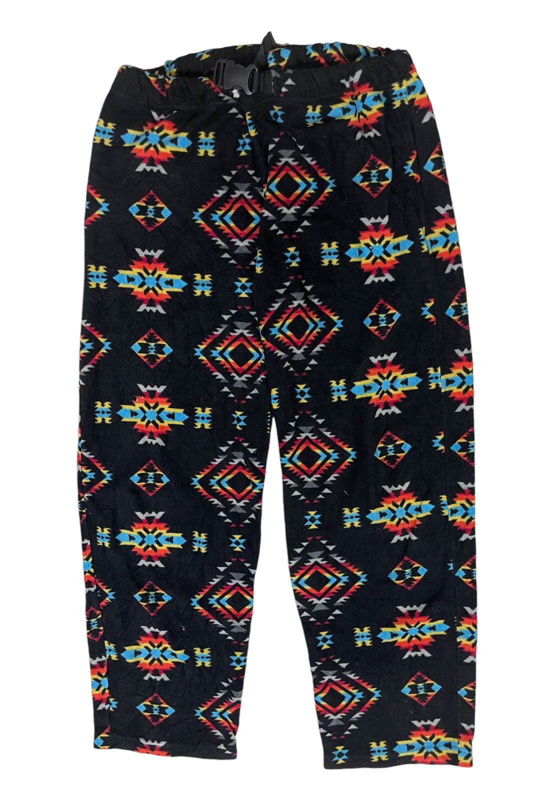 Japanese Brand VINTAGE NAVAJO FLEECE PANTS STREET FASHION Size US 33 - 1 Thumbnail