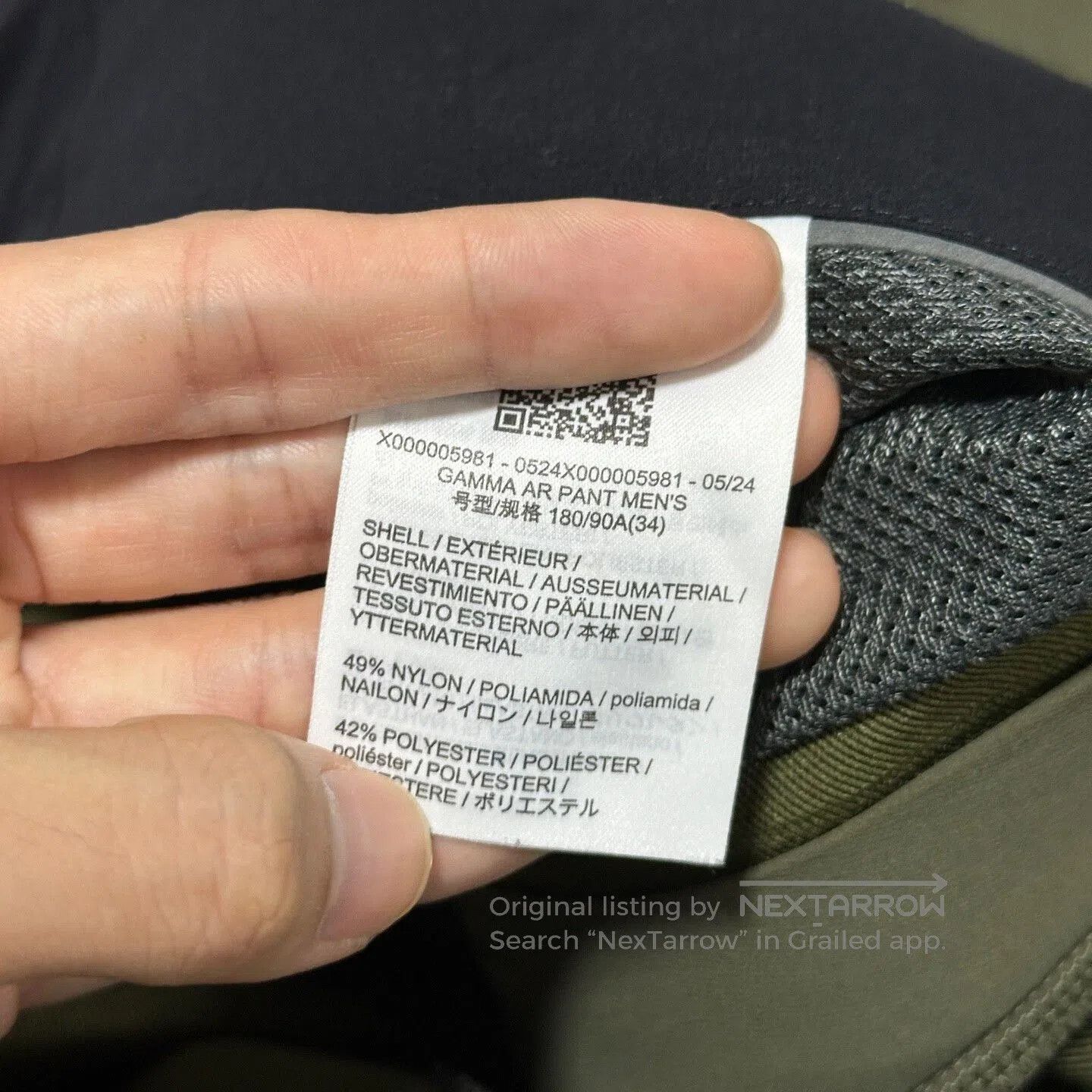 Arc'teryx Arcteryx Gamma Ar Pant Softshell Trousers. Size US 34 / EU 50 - 5 Thumbnail