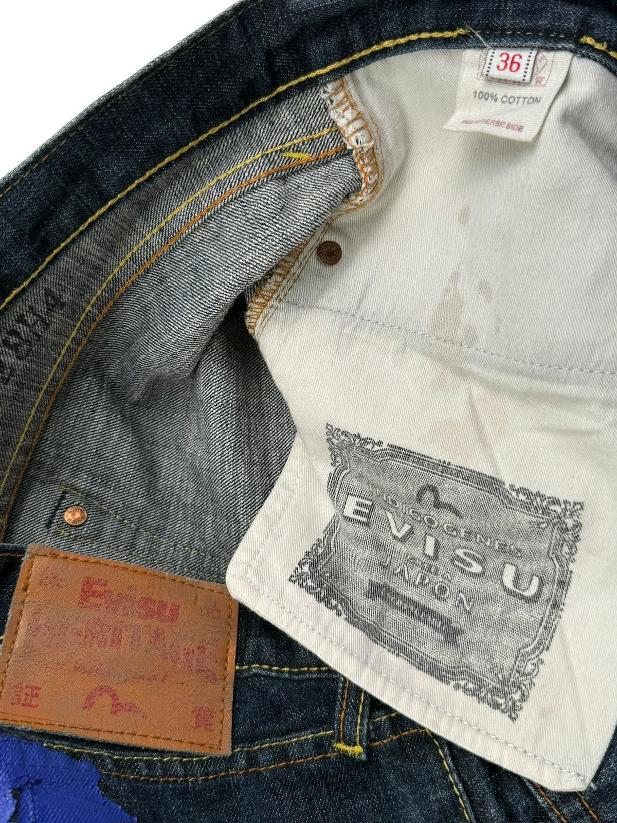 Evisu Evisu Daicock baggy jeans Size US 36 / EU 52 - 6 Thumbnail