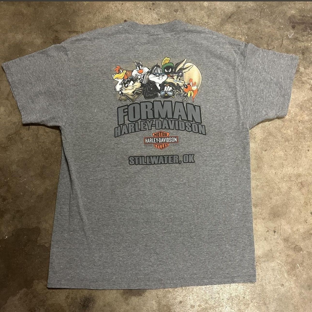 Other Harley-Davidson Looney Tunes Gray T-Shirt Taz Size US L / EU 52-54 / 3 - 2 Thumbnail