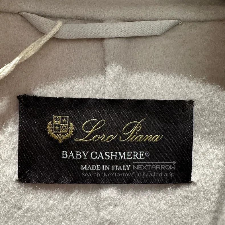 Loro Piana Loro Piana Embroidered Logo Single Breasted Belted Jacket Size XS / US 0-2 / IT 36-38 - 3 Thumbnail