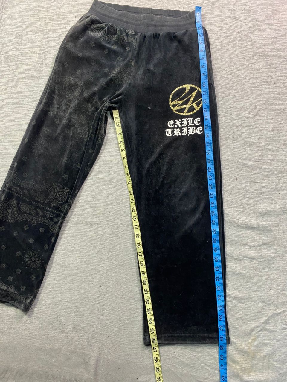Japanese Brand SWAG!! 24Karats Gold Digger Velour Sweatpants Size US 30 / EU 46 - 14 Thumbnail