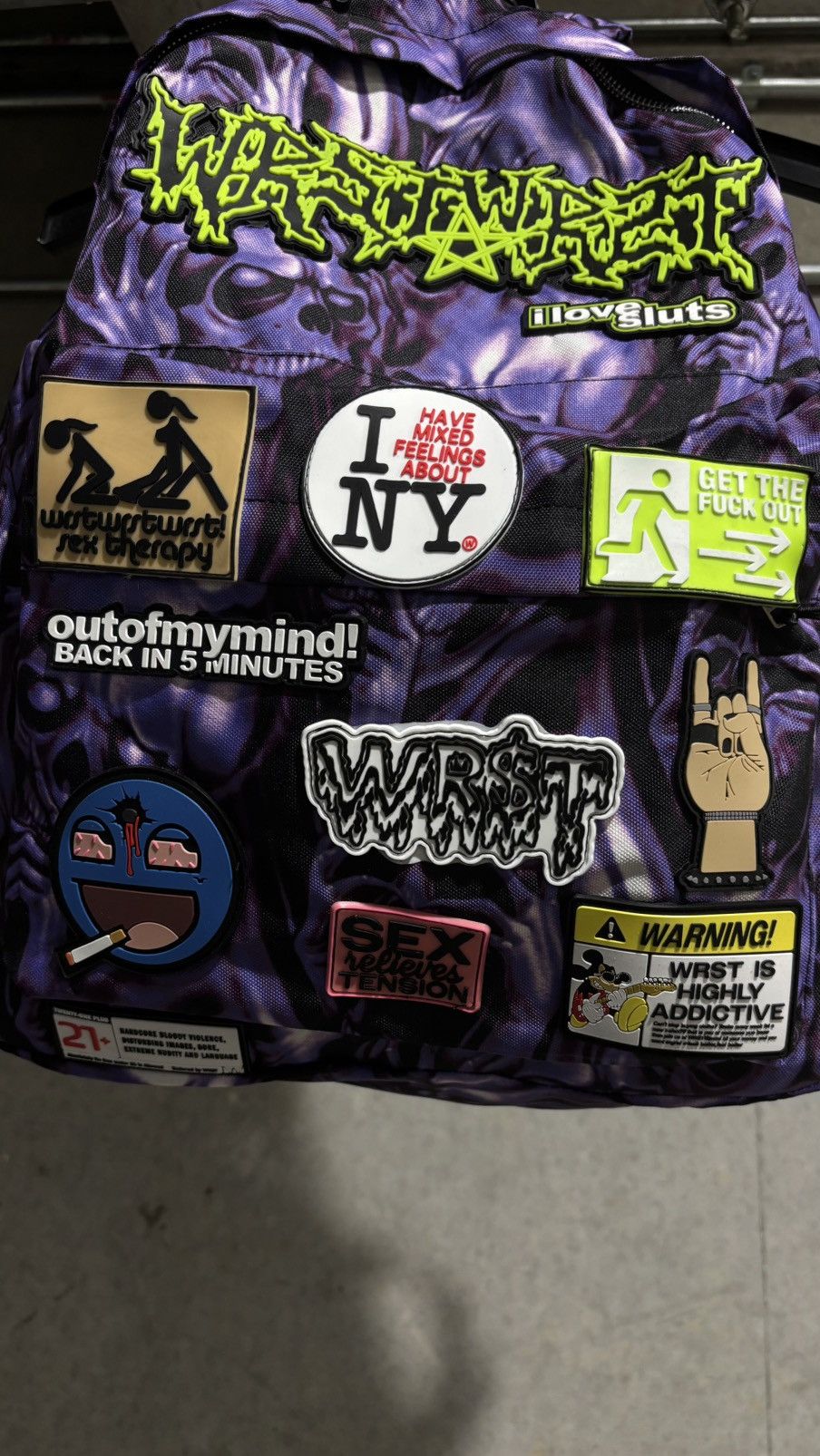 Other Wrstwrstwrst China Exclusive Backpack Size ONE SIZE - 3 Thumbnail
