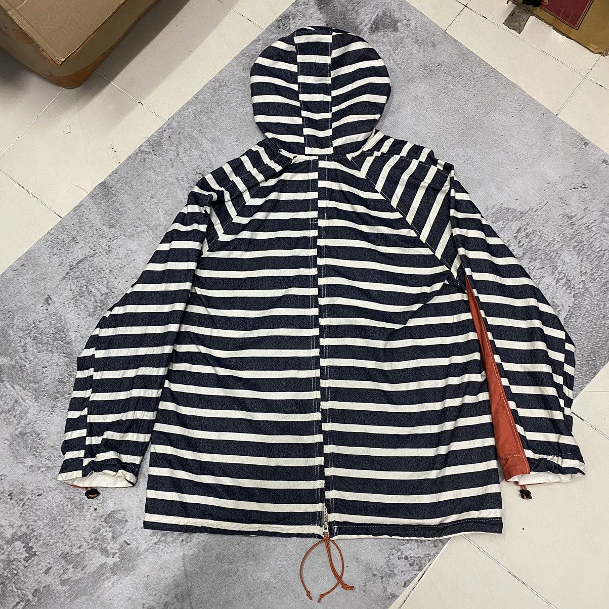 Japanese Brand 🇯🇵Chairmade Stripe Jacket🇯🇵 Size US XL / EU 56 / 4 - 7 Thumbnail