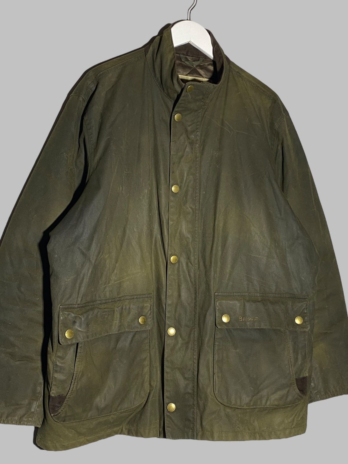 Barbour Barbour Guillemot Wax Jacket Men’s Green Size US XXL / EU 58 / 5 - 5 Thumbnail