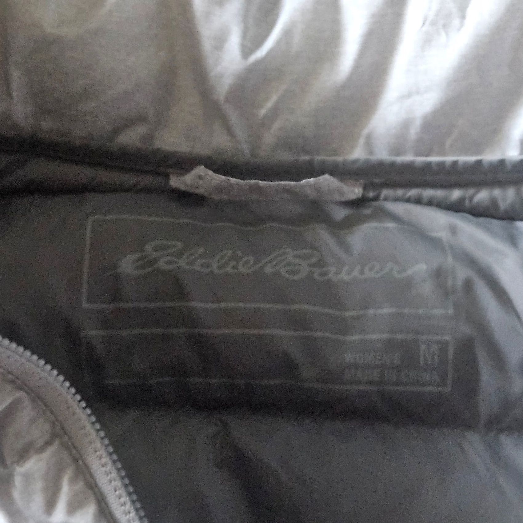 Eddie Bauer Eddie Bauer Jacket Womens M Gray EB650 Down Puffer Full Zip Quilted Coat Size M / US 6-8 / IT 42-44 - 4 Thumbnail