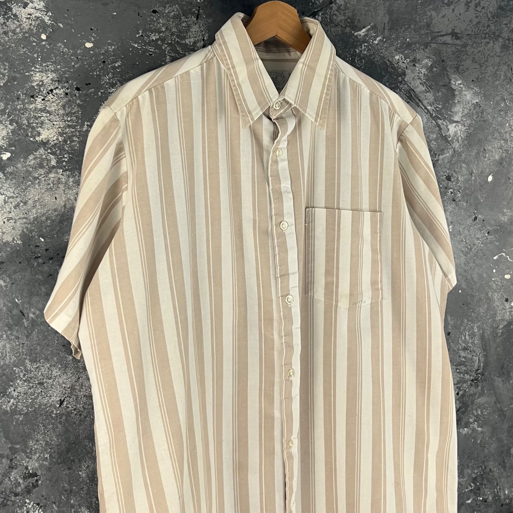 Vintage Vintage 90’s Stripe button shirt Size US L / EU 52-54 / 3 - 2 Thumbnail