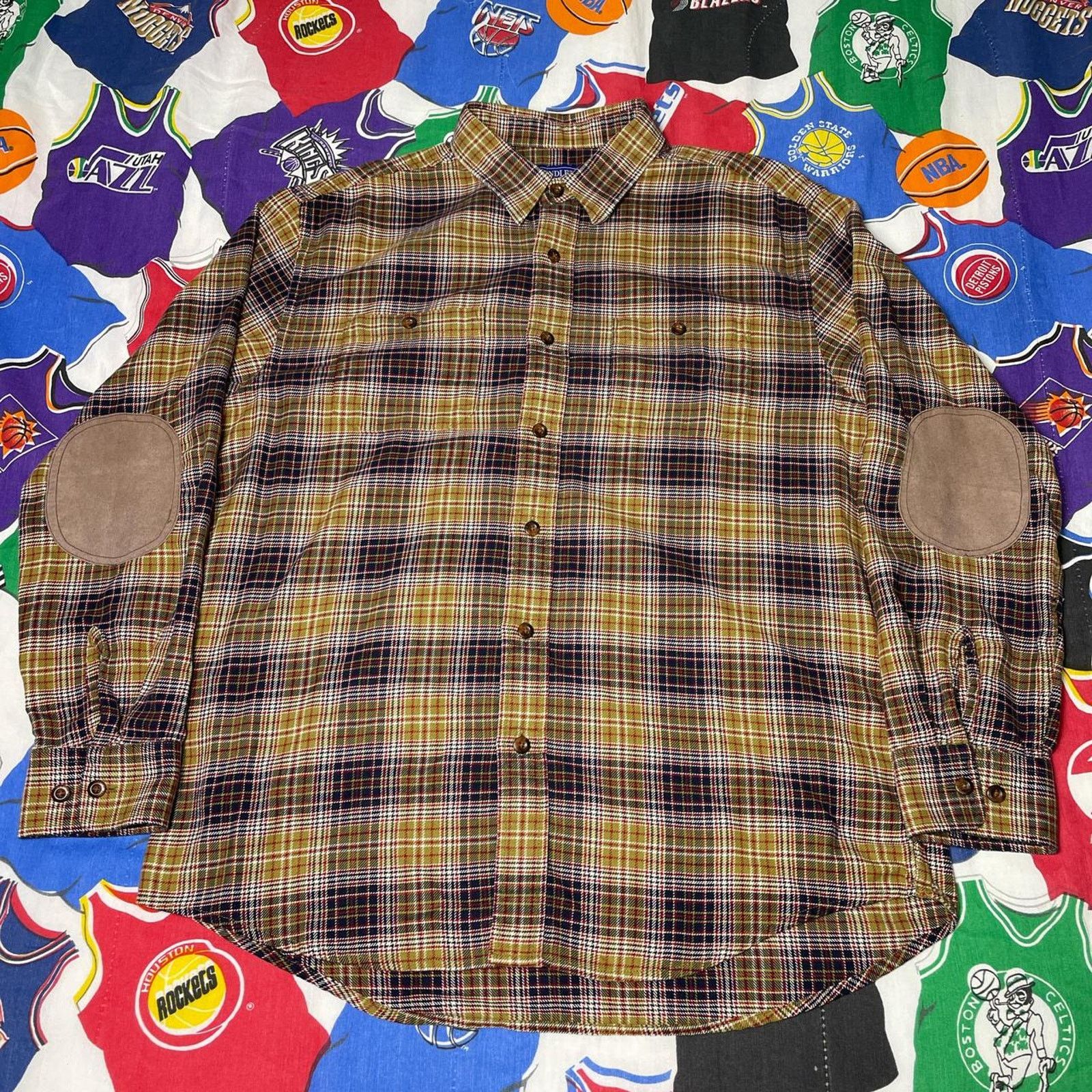 Pendleton Vintage Pendleton Shirt Large Green Blue Button Long Sleeve Size US L / EU 52-54 / 3 - 1 Thumbnail