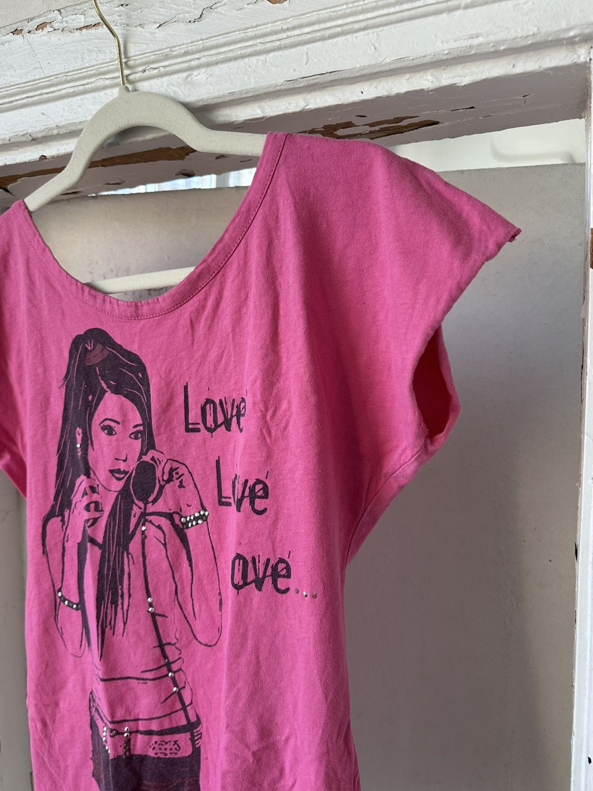 Japanese Brand × Vintage Vintage Printed Pink Short Sleeve Tee Size M / US 6-8 / IT 42-44 - 4 Thumbnail