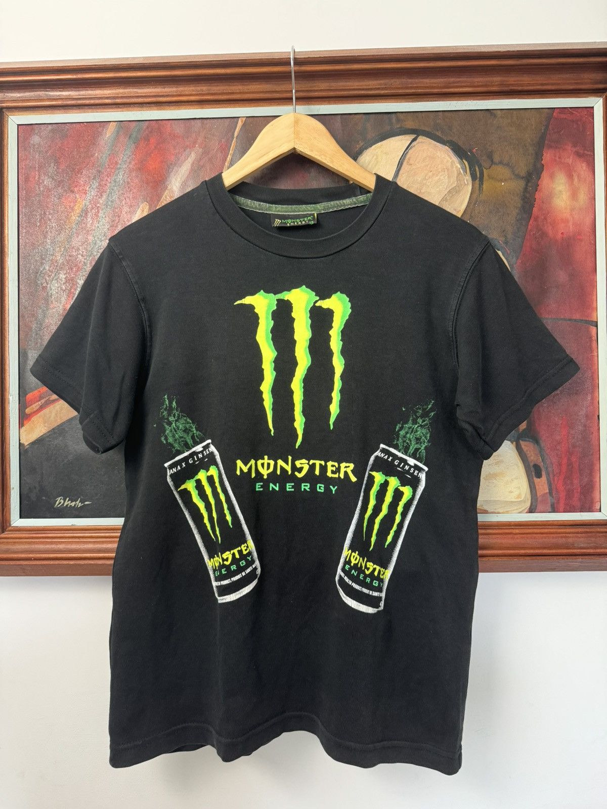 Vintage Vintage Y2K Monster Energy Drink Thunder Racing Tee Speed Size US S / EU 44-46 / 1 - 1 Thumbnail