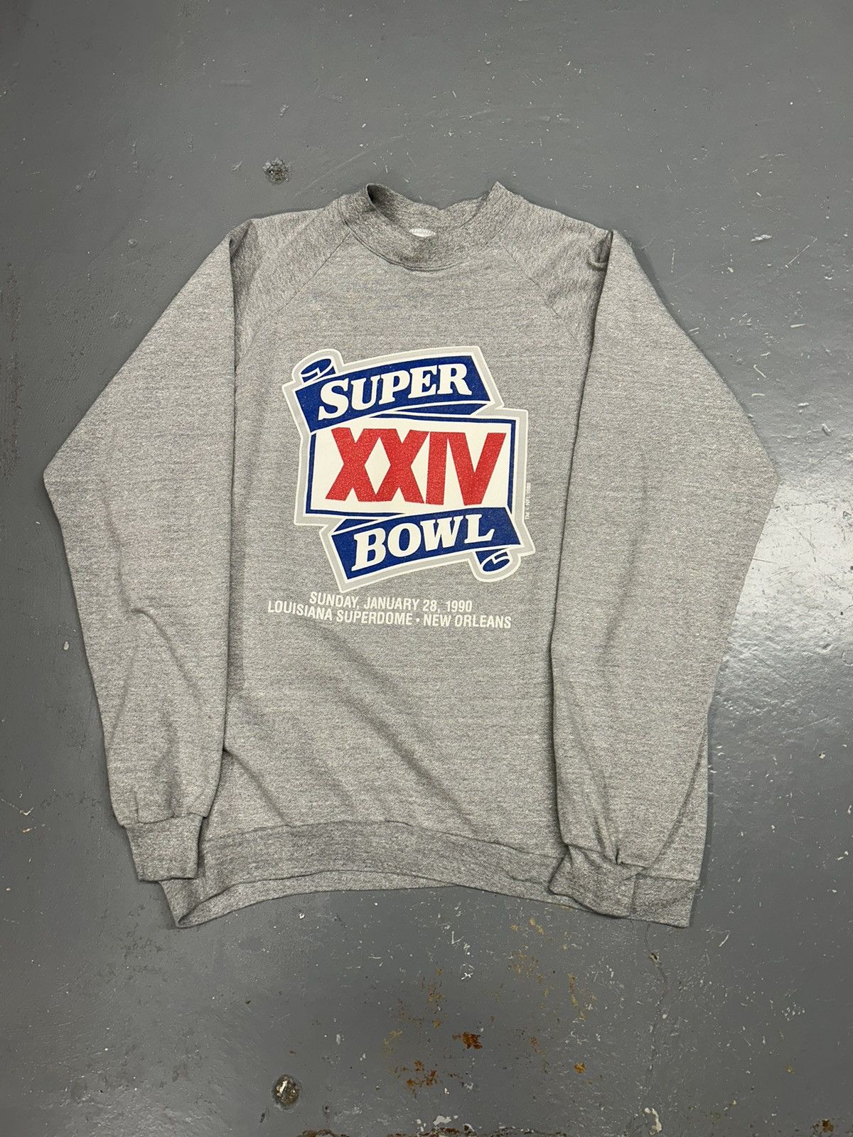NFL × Vintage Crazy Vintage 90s Essential Grey NFL Super Bowl Crewneck Size US M / EU 48-50 / 2 - 1 Thumbnail