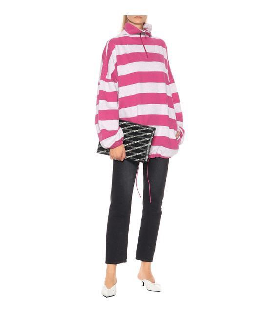 Balenciaga Balenciaga pink striped sweatshirt (playboi carti grail) Size US L / EU 52-54 / 3 - 8 Thumbnail