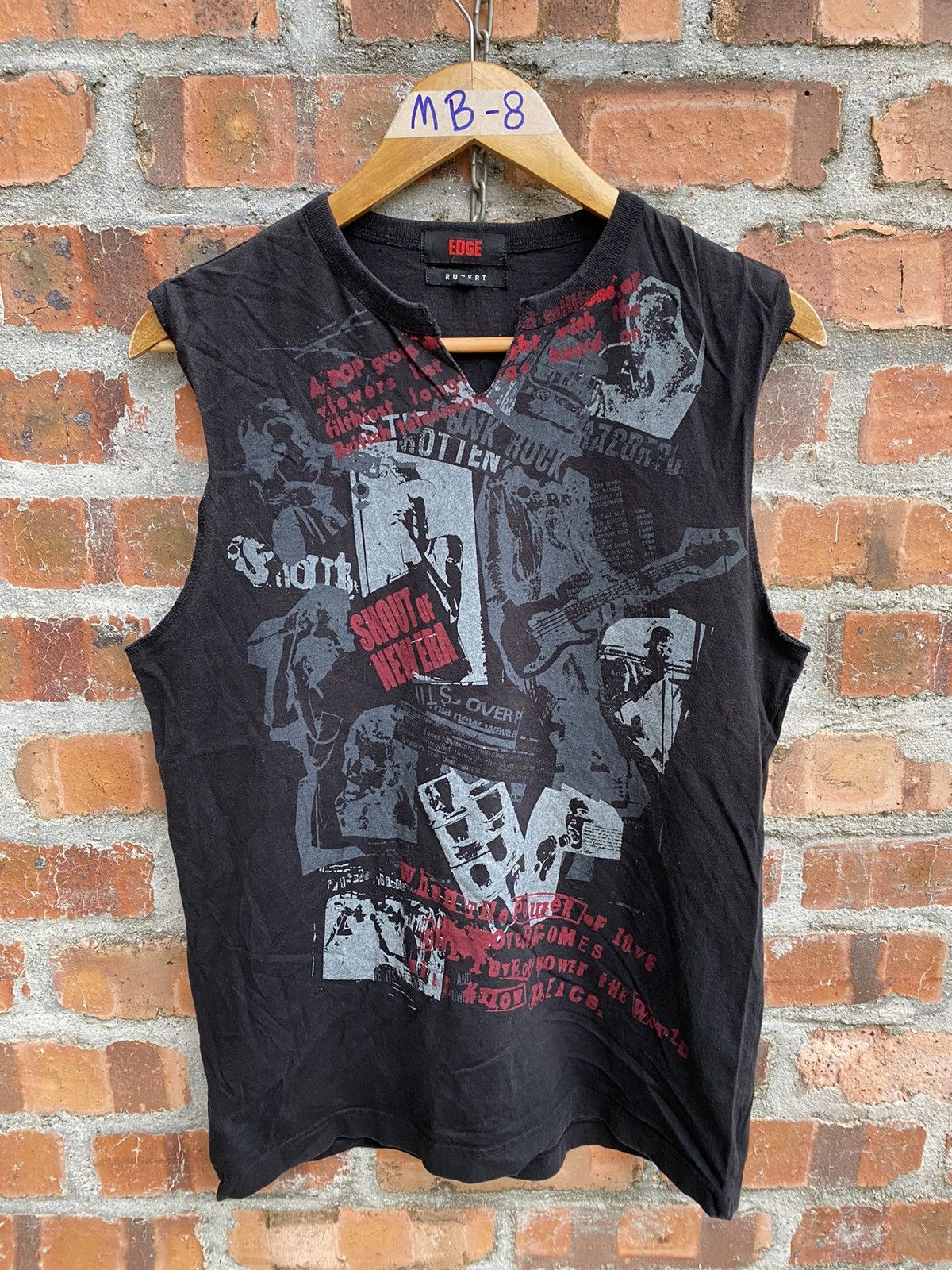 Obelisk 1990s Edge Rupert Rock riot tee Size US M / EU 48-50 / 2 - 2 Thumbnail