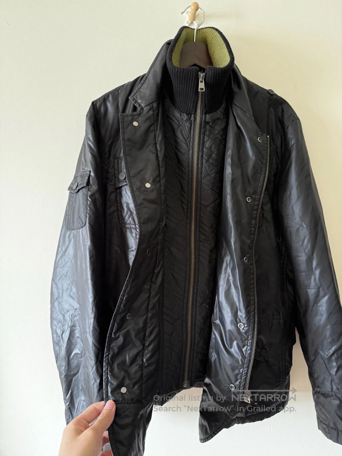 Versace Versace Military Style Nylon Zip Jacket. Size US M / EU 48-50 / 2 - 4 Thumbnail