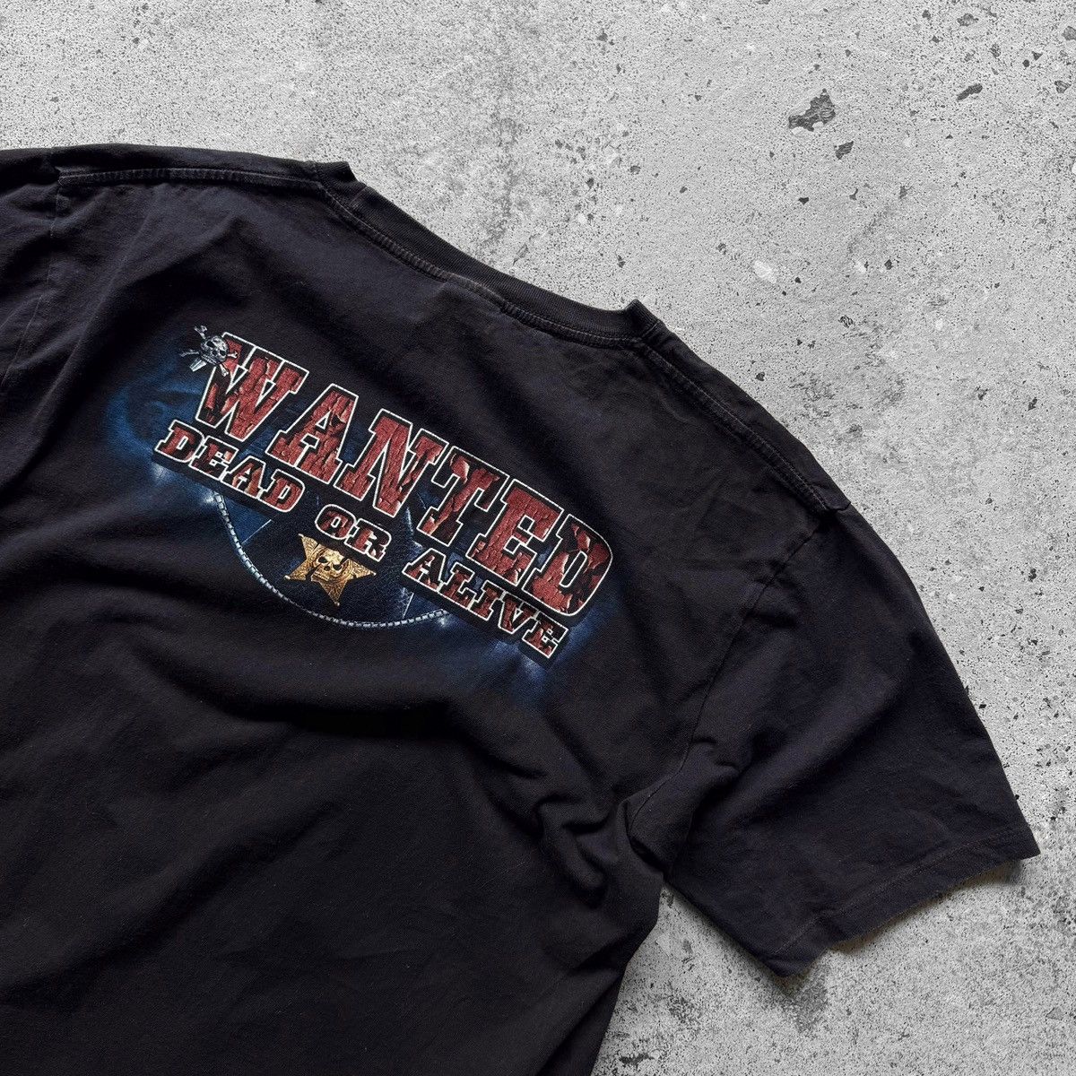 Vintage Wild Caballo Skull And Guns Vintage Black Graphic T-Shirt Size US XL / EU 56 / 4 - 4 Thumbnail