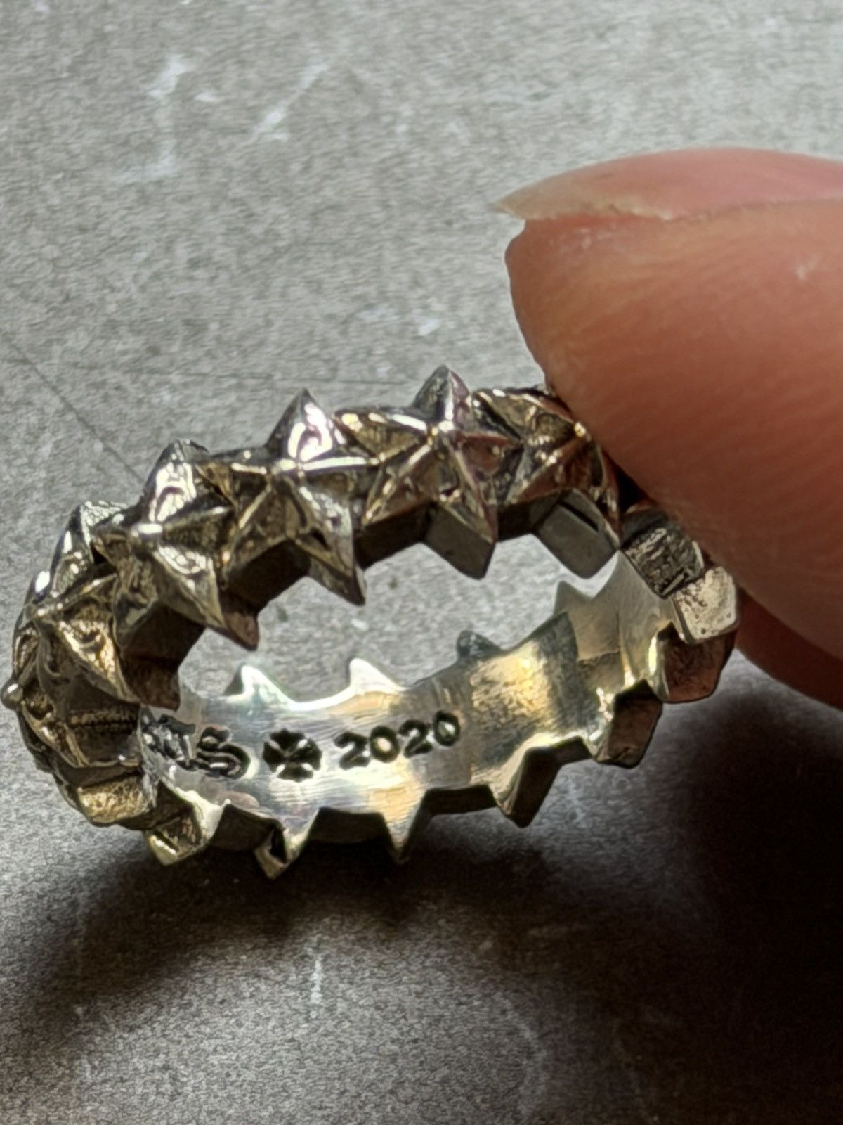 Chrome Hearts Ch 5 Point Star Ring 4.5 Size ONE SIZE - 9 Thumbnail