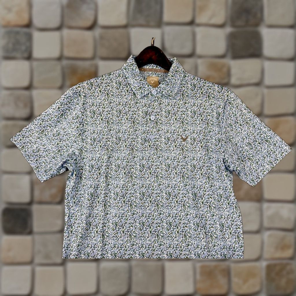 Callaway Callaway Polo Shirt Mens Small Blue Green Stretch Opti-Dri Short Sleeve Logo NWOT Golf Performance Shirt Size US S / EU 44-46 / 1 - 1 Thumbnail