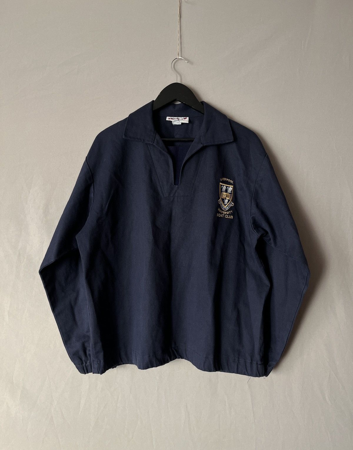Vintage Liverpool University Boat Club Vintage Coach Pullover Shirt Size US S / EU 44-46 / 1 - 1 Thumbnail