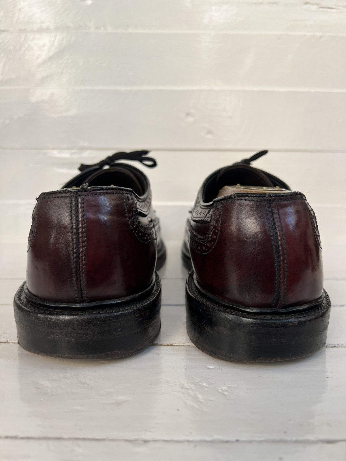 Hanover Hanover LB Sheppard Brown Longwing Shell Codovan Dress Shoes Size US 9.5 / EU 42-43 - 8 Thumbnail