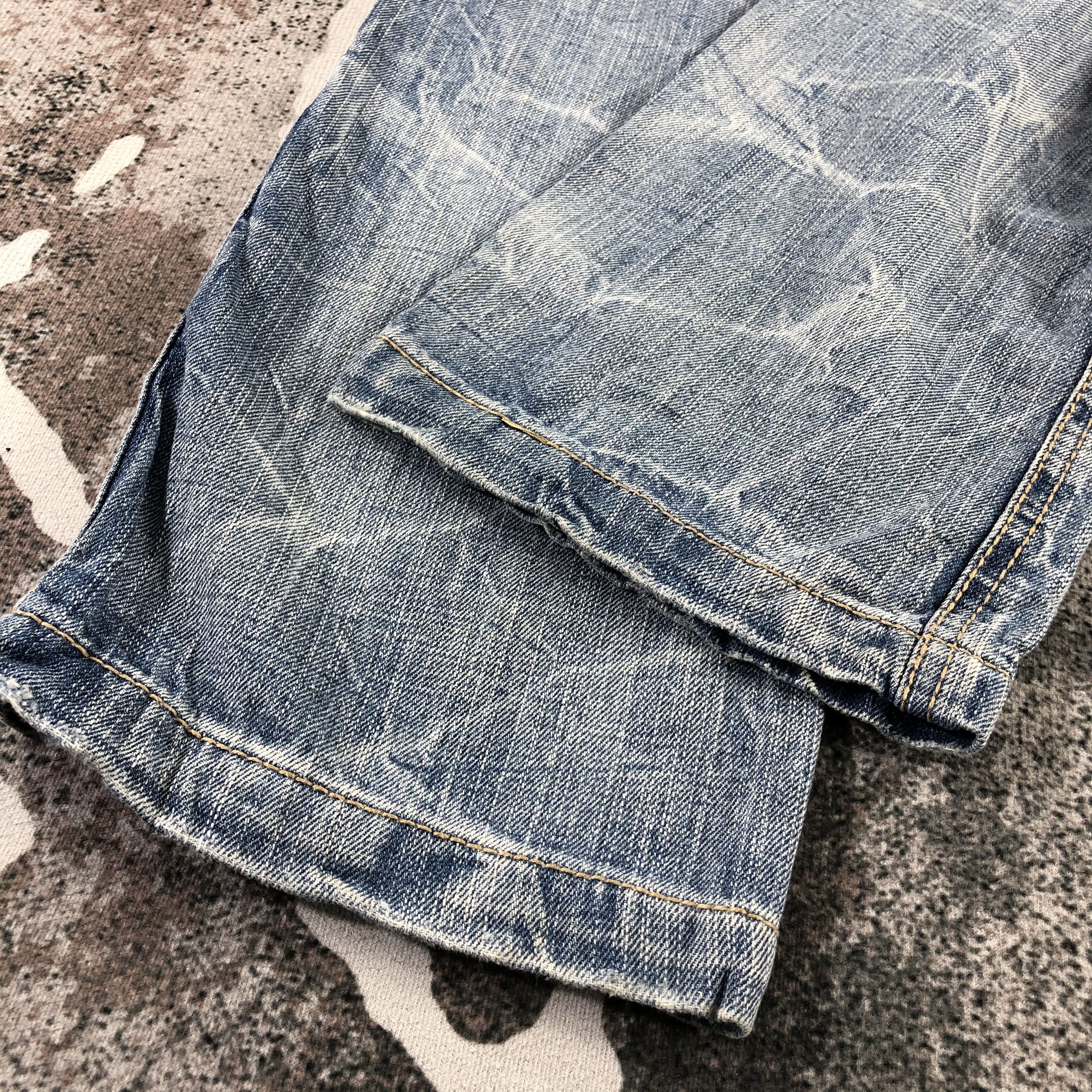 Japanese Brand Japanese Brand BOWW Jeans Faded Blue Denim KJ1274 Size US 30 / EU 46 - 5 Thumbnail