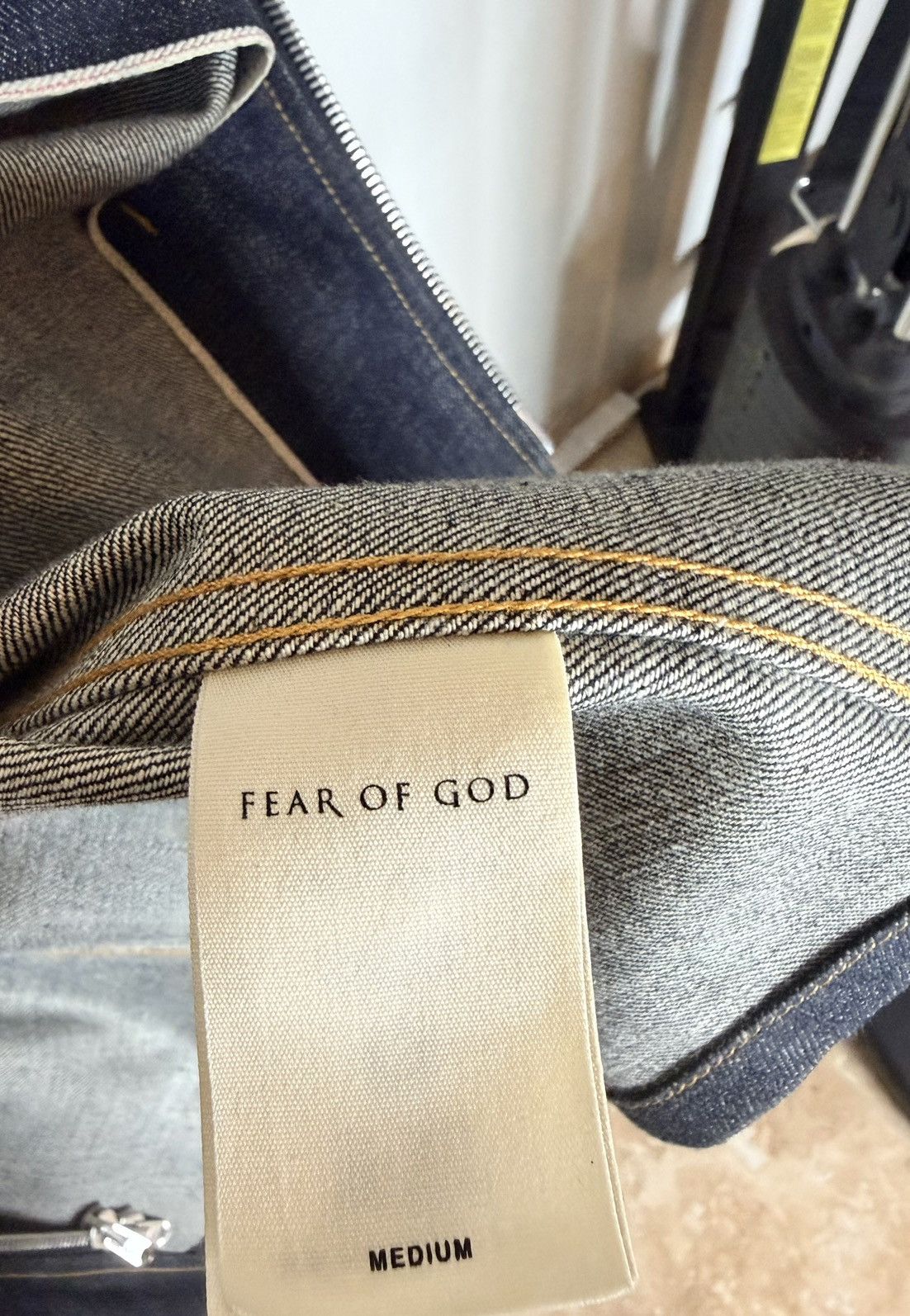 Fear of God Fear of God Selvedge Denim Jacket Size US M / EU 48-50 / 2 - 6 Thumbnail