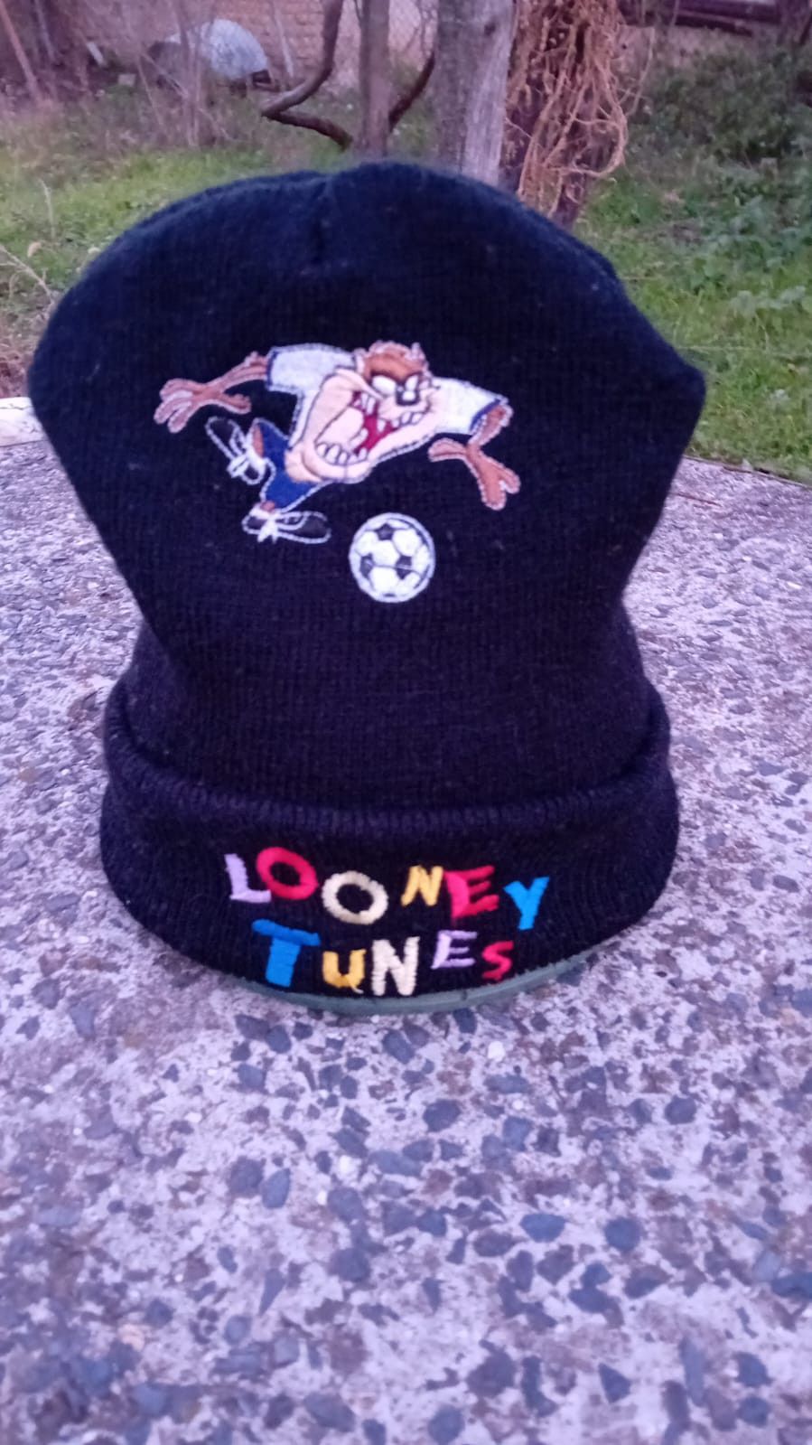 Vintage × Warner Bros Looney Tunes Taz Play Soccer Warner Bros Vtg 1997 Beanie Size ONE SIZE - 1 Thumbnail