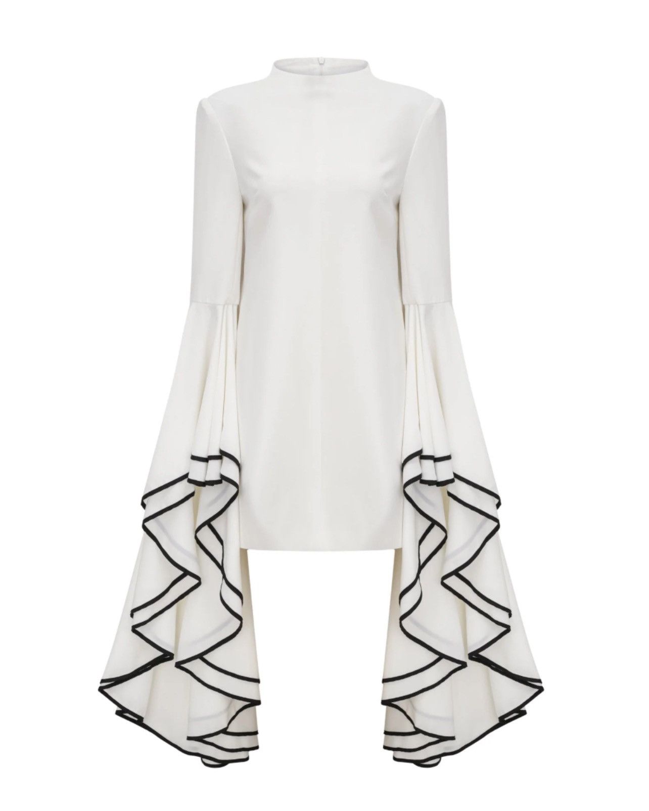 Proenza Schouler Proenza Schouler crepe ruffle sleeve dress size 2 Size XS / US 0-2 / IT 36-38 - 8 Thumbnail