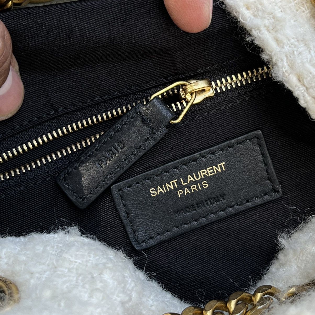 Saint Laurent Paris Saint Laurent Tweed Joe Backpack Size ONE SIZE - 12 Thumbnail