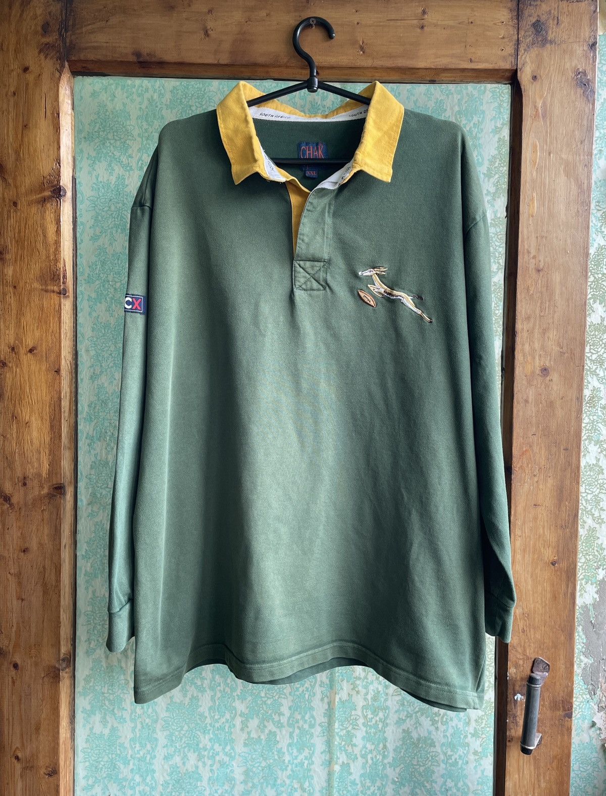 Vintage Vintage Chak Sports South Africa Rugby Springboks LongSleeve Size US XXL / EU 58 / 5 - 1 Thumbnail