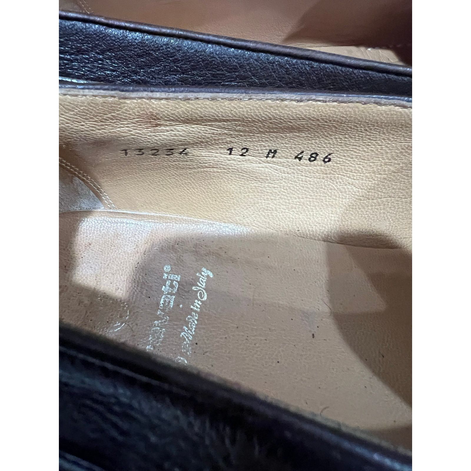 Gravati Gravati Italian Leather Loafers Men’s 12M Brown All Leather Size US 12 / EU 45 - 6 Thumbnail