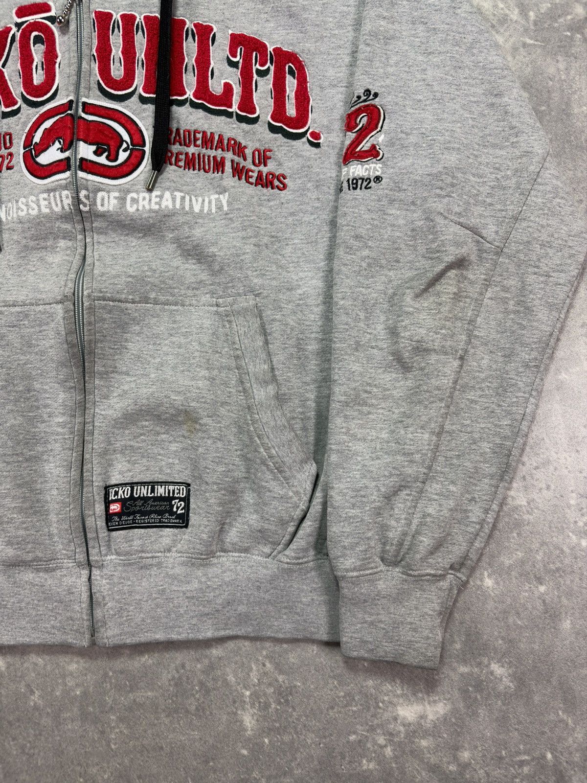 Ecko Unltd. Ecko Unlimited Big Logo Baggy Zip Hoodie L Swag Rap Size US L / EU 52-54 / 3 - 5 Thumbnail