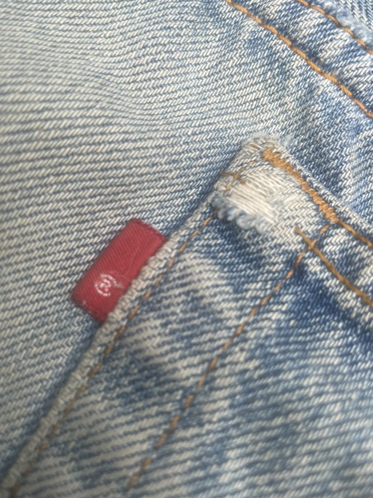 Levi's Vintage 1986 Levis 501 Single R Distresed Size US 38 / EU 54 - 18 Thumbnail