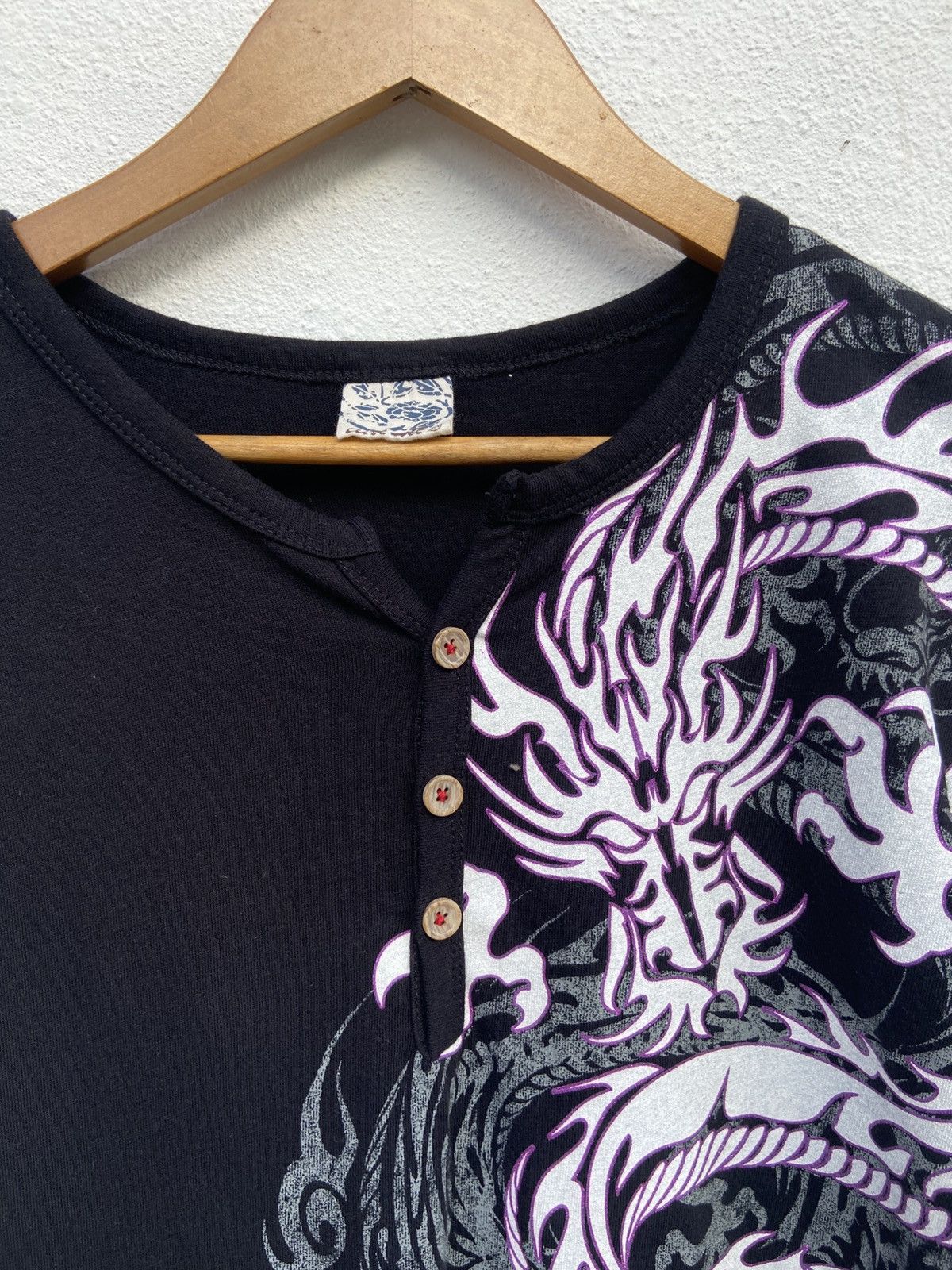 Japanese Brand 🔥 Vtg Sukajan t shirt Dragon if six was nine beauty beast Size US M / EU 48-50 / 2 - 3 Thumbnail