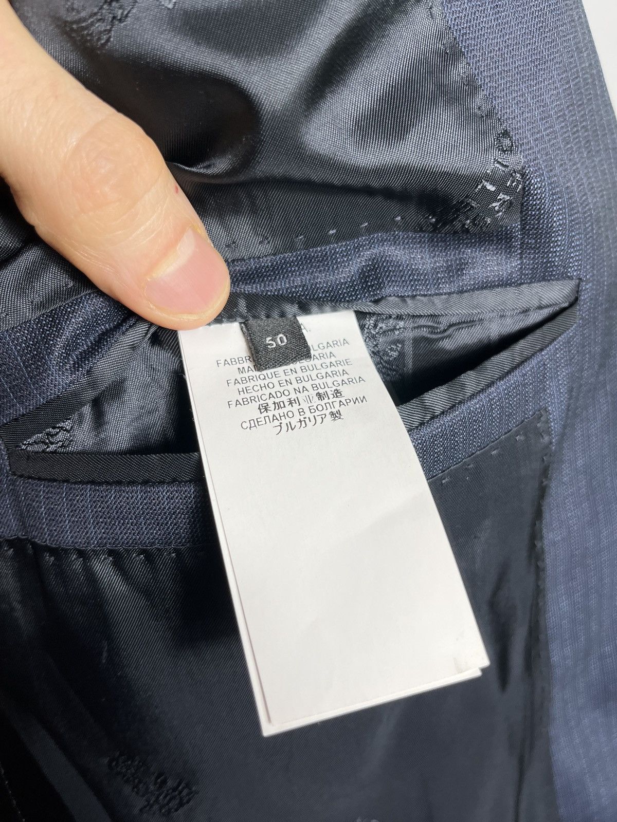 Versace Versace Collection Wool Blue Two Button Men's Blazer Jacket Size 50R - 9 Thumbnail