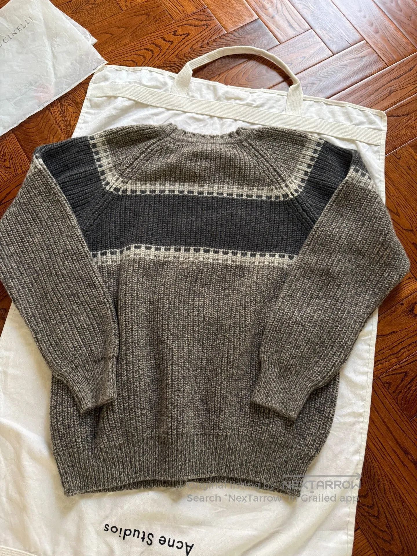 Brunello Cucinelli Brunello Cucinelli Men's Thick Cashmere Sweater. Size US L / EU 52-54 / 3 - 6 Thumbnail