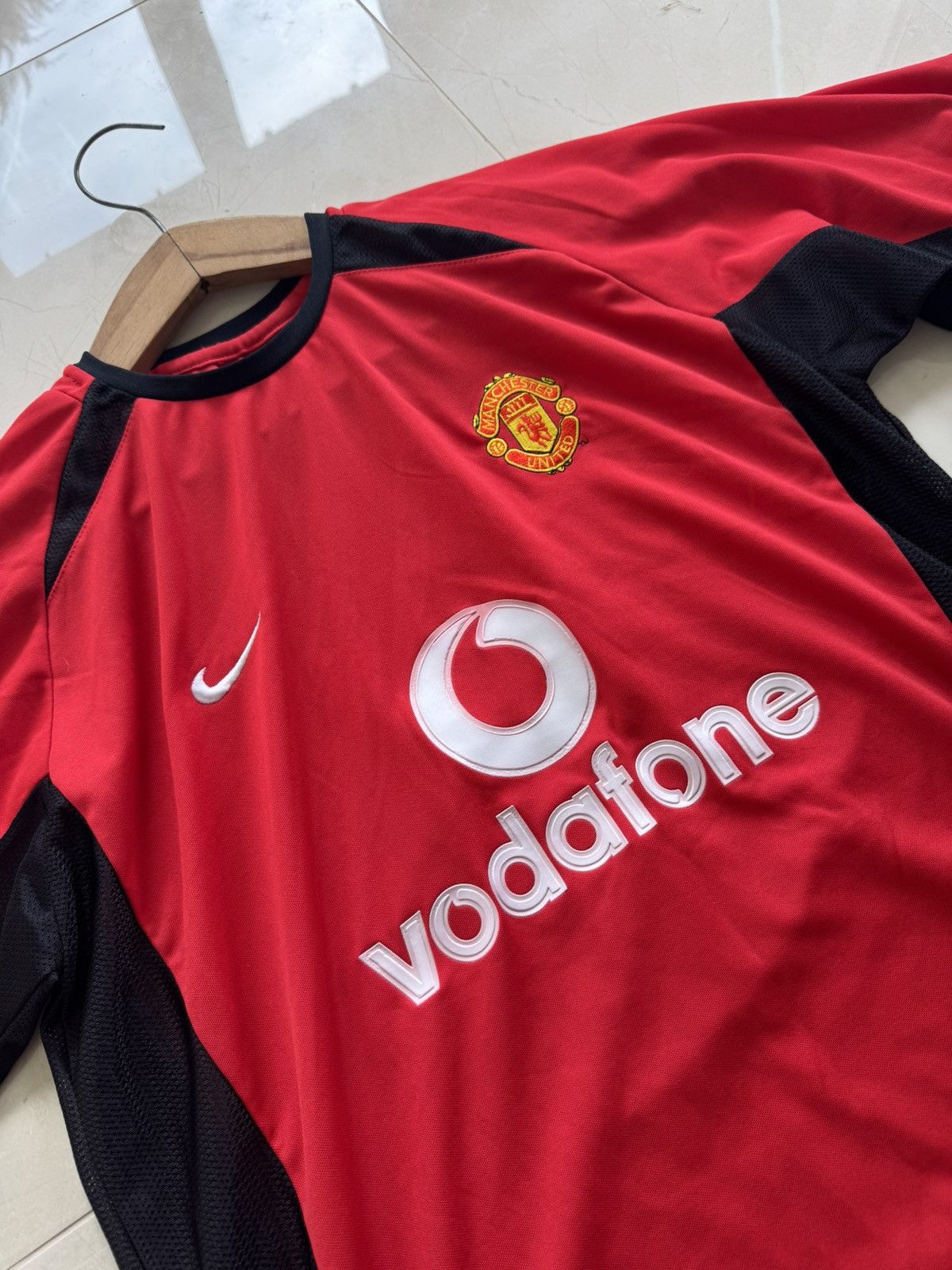 Nike Ronaldo #7 Manchester United 2002-2004 Bootleg Soccer Jersey Size US XL / EU 56 / 4 - 3 Thumbnail