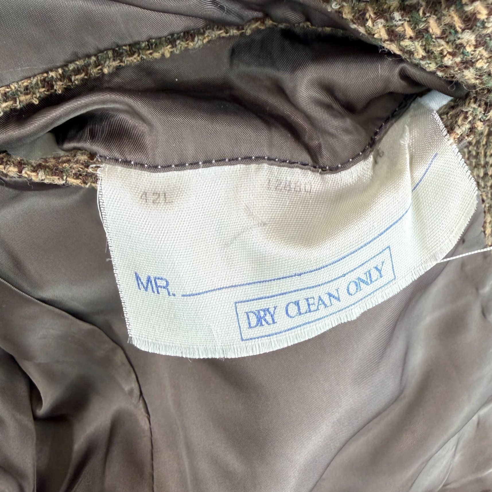 Ralph Lauren VINTAGE Polo Ralph Lauren Blazer Sports Coat Men 42L Brown Union Made in USA N/a Not Applicable? Size US XL / EU 56 / 4 - 3 Thumbnail