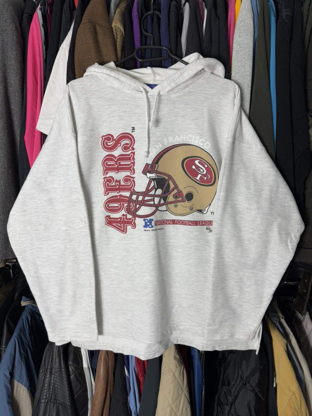 NFL × Vintage Vintage San Francisco 49ers 1996 NFL Hoodie Loose Fit 90s Size US L / EU 52-54 / 3 - 10 Thumbnail